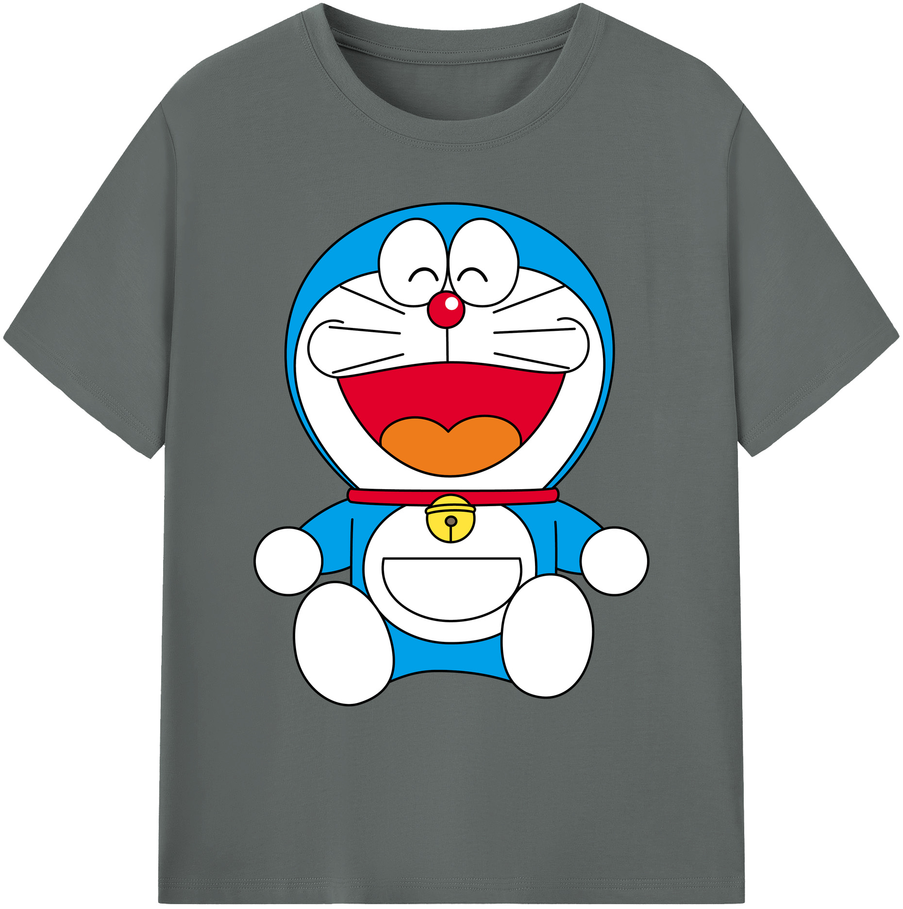 （画像用） ドラえもん Doraemon 綿100％ メンズ半袖Tシャツ｜肌触りやわらか＆通気性